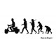 Adesivo Stickers Vespaman Evolution 2 40 cm