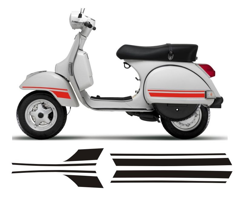 KIT Adesivi Strisce - Striped Sticker kit - 3 pz. - Roba da Vespisti -  Scooterwear